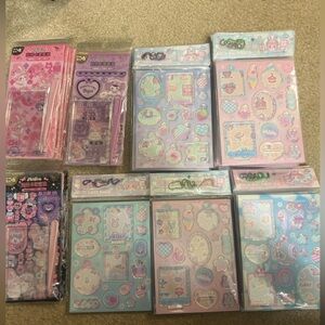 Kawaii Acrylic DIY Goo Card Set – Bunny Character Craft Kit Price for one
